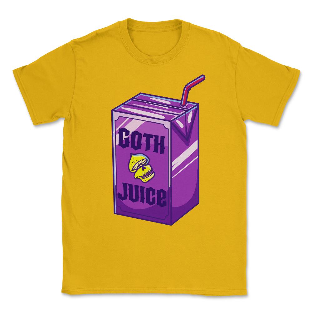 Goth Juice Goth Anime Manga Funny Gift Unisex T-Shirt - Gold