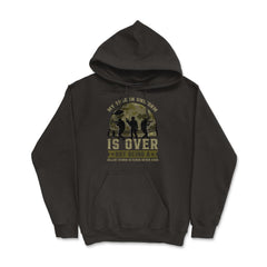 My Time In Uniform Is Over But Being A Desert Storm Veteran product - Black