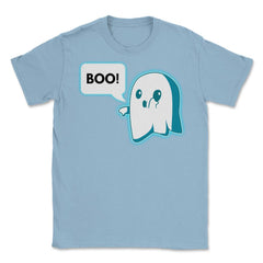Ghost of disapproval Funny Halloween Unisex T-Shirt - Light Blue
