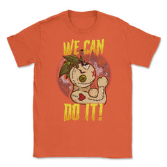 Voodoo Doll We can do it Halloween Fun Unisex T-Shirt - Orange