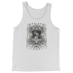 Dark Academia Aesthetic After Life Scary Crow Vintage design - Tank Top - White