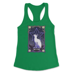 The Star Cat Arcana Tarot Card Mystical Wiccan product Women's - Kelly Green