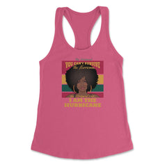 I Am The Hurricane Afro American Pride Black History Month product - Hot Pink