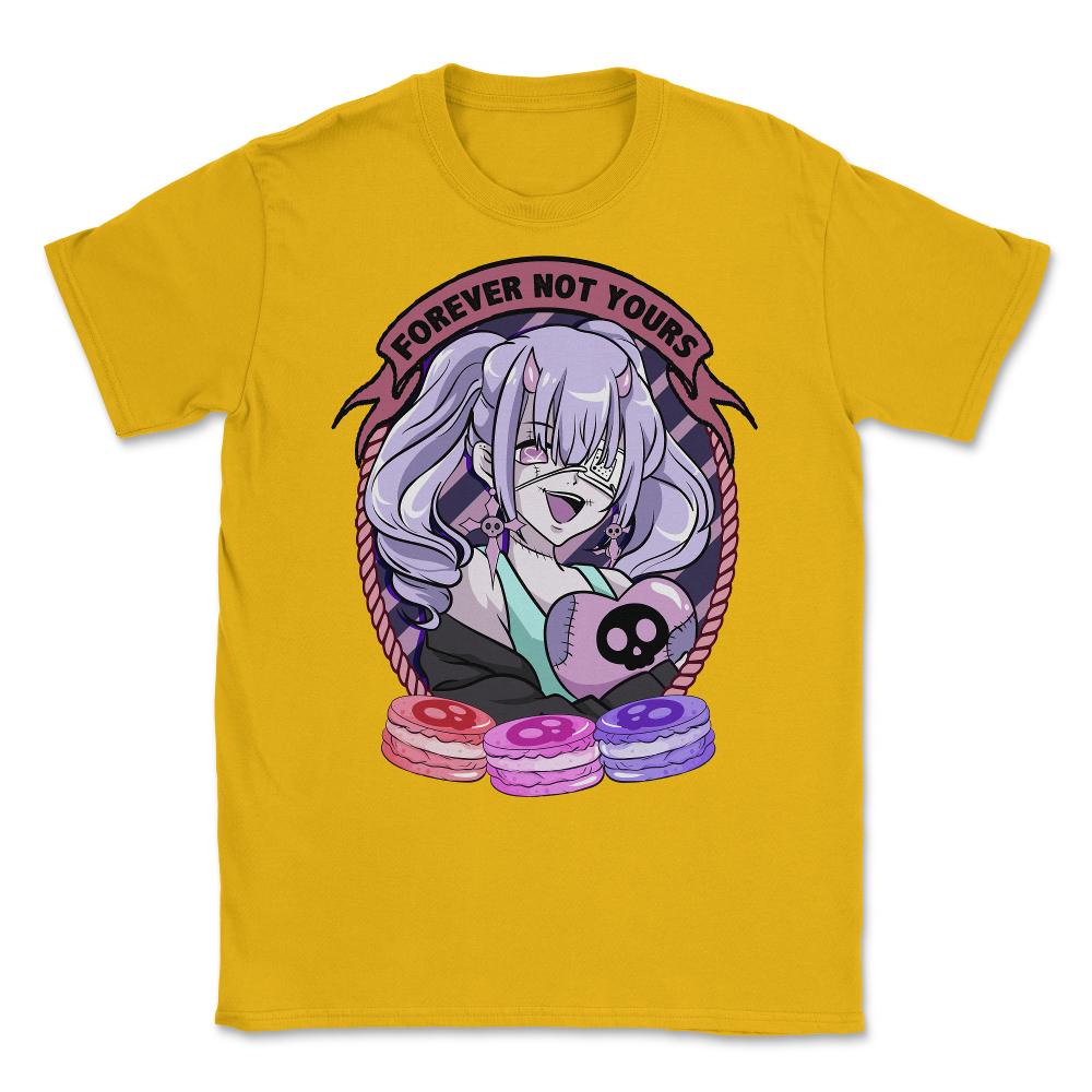 Kawaii Pastel Goth Witchcraft Anime Girl product Unisex T-Shirt - Gold
