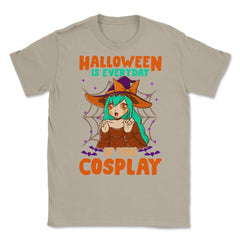 Halloween Cute Chibi Anime Witch Cosplay Manga Unisex T-Shirt - Cream