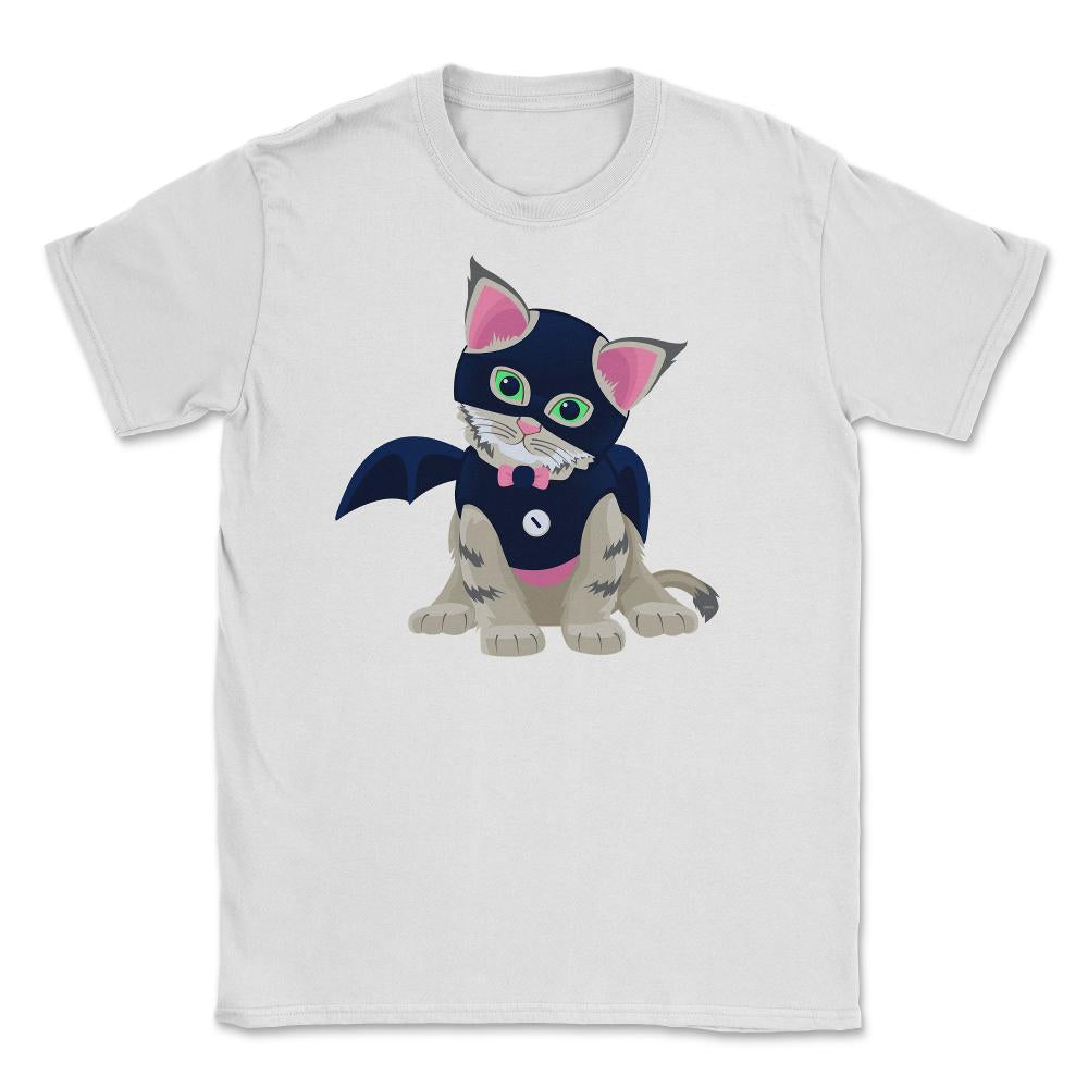 Lovely Kitten Cosplay Halloween Shirt Unisex T-Shirt - White