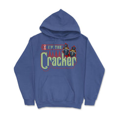 I’m The Cracker Funny Matching Xmas Design For Her graphic Hoodie - Royal Blue