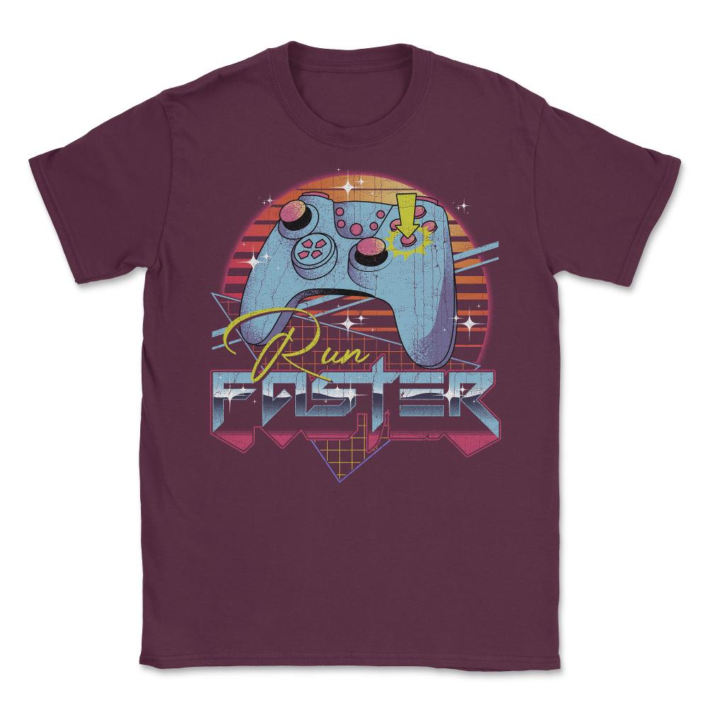 Video Game Controller Retro Vintage Style Design product Unisex - Maroon