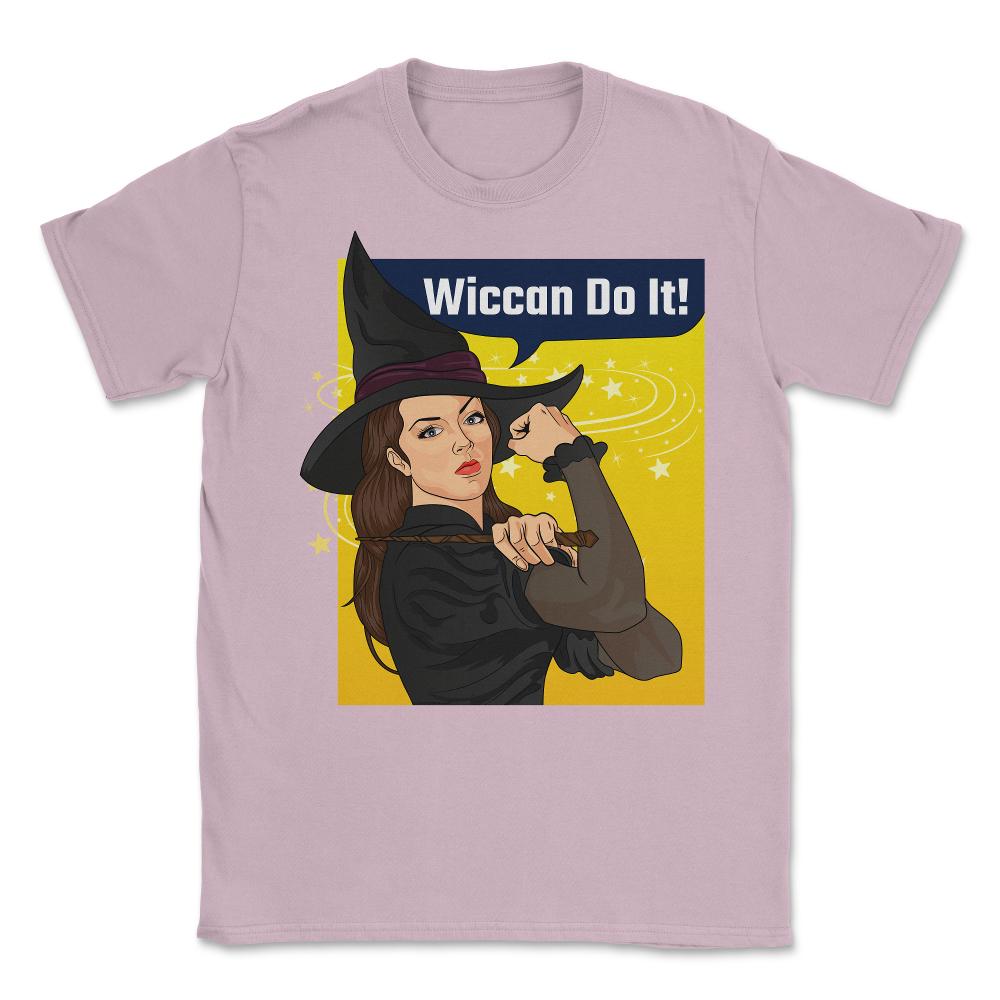 Rosie the Riveter Wiccan Do It! Feminist Witch Retro product Unisex - Light Pink
