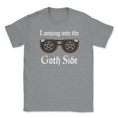 Looking into the Goth Side Punk Grunge Gothic Sunglasses product - Grey Heather