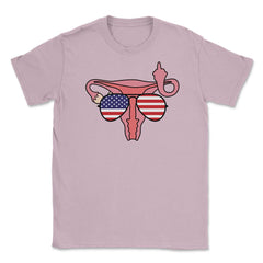 Patriotic Uterus My Body My Choice Women’s Rights Feminist design - Light Pink