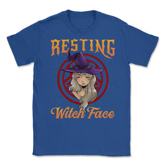 Resting Witch Face ANIME Witch Girl Character Gift Unisex T-Shirt - Royal Blue