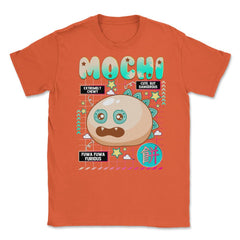 Mochi Monster Kawaii Japanese Mochi Japanese Aesthetic design Unisex - Orange