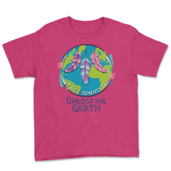 Free Spirited Child of the Earth product Earth Day Gifts Youth Tee - Heliconia