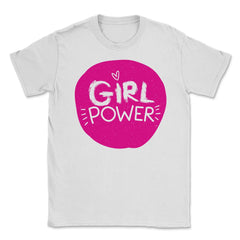 Girl Power Words t-shirt Feminism Shirt Top Tee Gift (2) Unisex - White