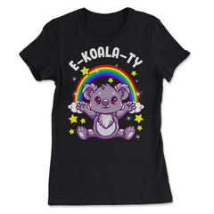 Equality Rainbow Pride Koala E-Koala-Ty Gift graphic - Women's Tee - Black
