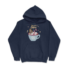 Cozy up for Christmas! Funny Humor T-Shirt Tee Gift Hoodie - Navy