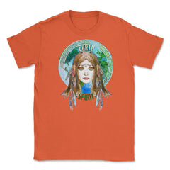Mother Earth Spirit Unisex T-Shirt - Orange