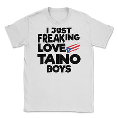 I Just Freaking Love Taino Boys Souvenir graphic Unisex T-Shirt - White