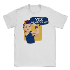 Yes, we can do it! Anime Teen Unisex T-Shirt - White