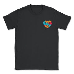 Nurse at Heart T-Shirt Nursing Shirt Gift Unisex T-Shirt - Black