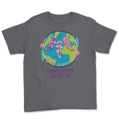 Free Spirited Child of the Earth product Earth Day Gifts Youth Tee - Smoke Grey