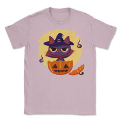 Catula inside a Halloween Pumpkin Shirt Gifts Unisex T-Shirt - Light Pink