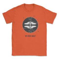 Cicada is My Spirit Insect Esoteric Theme Meme print Unisex T-Shirt - Orange