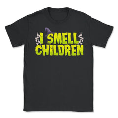 I Smell-Children Funny Halloween Words Unisex T-Shirt - Black