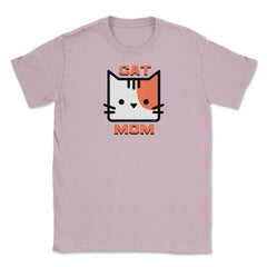 Cat Mom Unisex T-Shirt - Light Pink