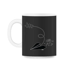 Let's get lost! graphic Novelty tee by No Limits prints - 11oz Mug - Black on White