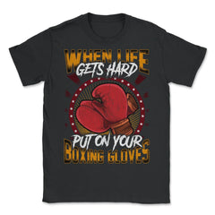 Boxing Gloves Boxing Sport Letting off Steam Design graphic - Unisex T-Shirt - Black