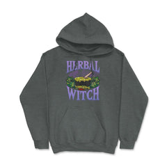 Herbal Witch Funny Apothecary & Herbalism Humor design Hoodie - Dark Grey Heather