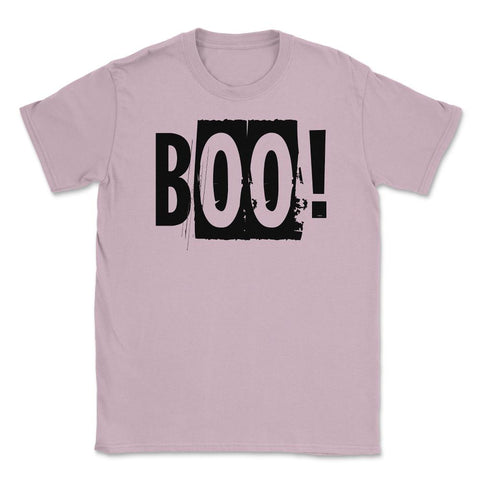 Boo! Word Halloween costume T-Shirt Tee Gift Unisex T-Shirt - Light Pink
