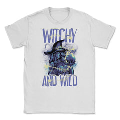 Halloween Witchy and Wild Costume Design Gift design Unisex T-Shirt - White