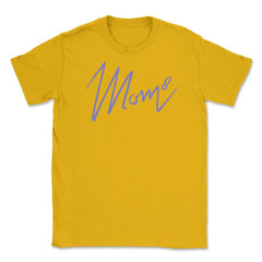 Mom of 8 Unisex T-Shirt - Gold