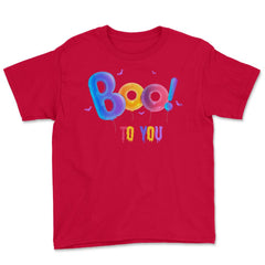 Boo to you Youth Tee - Red