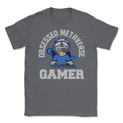 Obsessed Metaverse Gamer VR Gamer Boy product Unisex T-Shirt - Smoke Grey