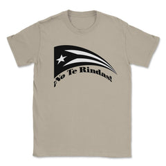Puerto Rico Black Flag No Te Rindas Boricua by ASJ graphic Unisex - Cream