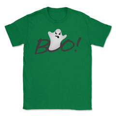 Boo! Ghost Humor Halloween Shirts & Gifts Unisex T-Shirt - Green