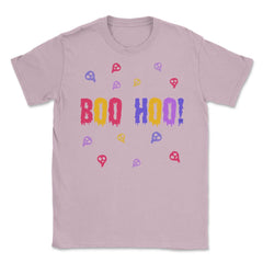 Boo Hoo! Halloween costume T Shirt Tee Gifts Unisex T-Shirt - Light Pink