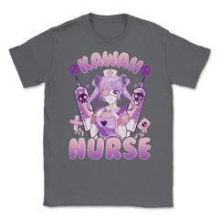 Anime Girl Nurse Design Gift product Unisex T-Shirt - Smoke Grey