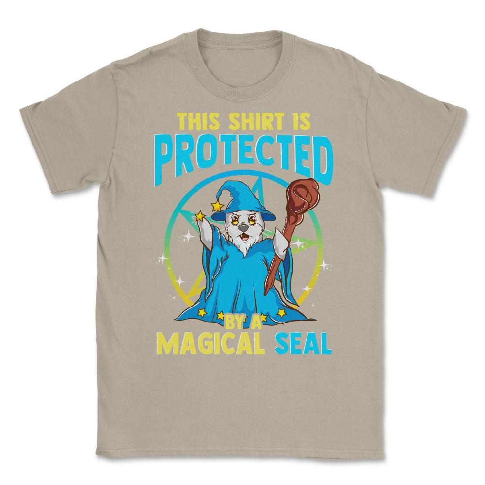 This Shirt is Protected by Magical Seal Halloween Unisex T-Shirt - Cream