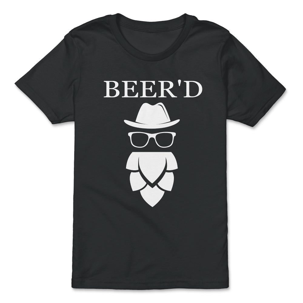 Beer'd Beard and Beer Funny Gift design - Premium Youth Tee - Black