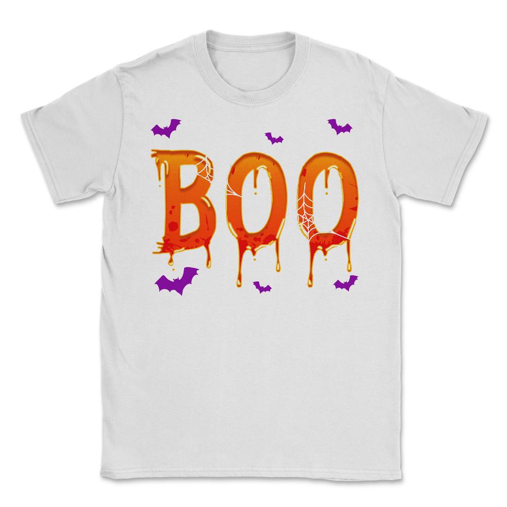 Boo Bees Halloween Ghost Bees Characters Funny Unisex T-Shirt - White
