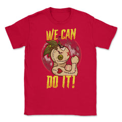 Voodoo Doll We can do it Halloween Fun Unisex T-Shirt - Red