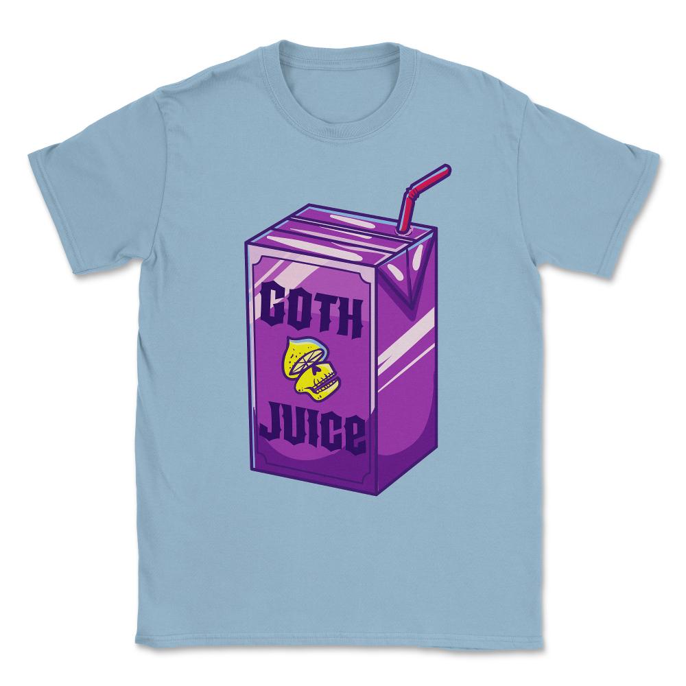 Goth Juice Goth Anime Manga Funny Gift Unisex T-Shirt - Light Blue