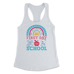 Welcome Back To School First Day of School Teachers & Kids print - White