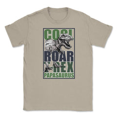 T Rex Papasaurus Unisex T-Shirt - Cream