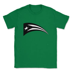 Puerto Rico Black Flag Resiste Boricua by ASJ design Unisex T-Shirt - Green
